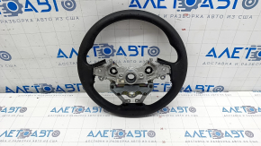 Naked steering wheel Hyundai Elantra AD 17-18 pre-rest, rubber, black, worn, for dry cleaning