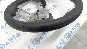 Naked steering wheel Hyundai Elantra AD 17-18 pre-rest, rubber, black, worn, for dry cleaning
