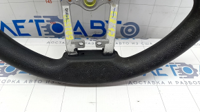 Naked steering wheel Hyundai Elantra AD 17-18 pre-rest, rubber, black, worn, for dry cleaning