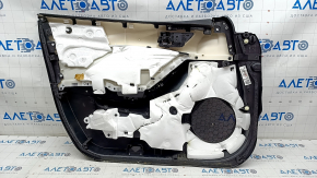 Door trim card front right Mazda 6 16-17 touring, BOSE, black leather, chrome insert, scratches