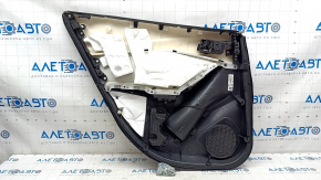 Door trim card rear right Mazda 6 16-17 touring, black leather, chrome insert