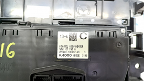 Climate control with display Mazda 6 16-17 rest auto, worn buttons