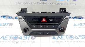 Climate control Hyundai Elantra AD 17-18 manual, scratches on glass and trim