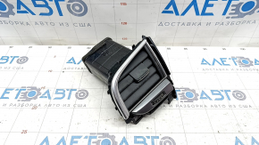 Left dashboard air duct deflector Mazda 6 16-17 black, with chrome