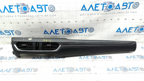 Right dashboard trim Mazda 6 16 - black leather, gray trim, with air ducts, scratches