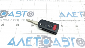 Mazda 6 13-21 3-button key, folding, worn