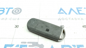 Smart key Mazda 6 13-21 4 buttons, gray, worn, chrome is used