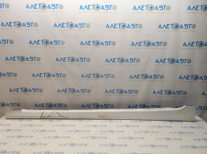Left threshold Hyundai Sonata 11-15 hybrid white WHC, scratches