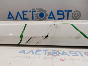 Left threshold Hyundai Sonata 11-15 hybrid white WHC, scratches
