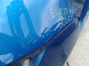 Quarter wing rear right Hyundai Elantra AD 17-20 on the body, blue dent