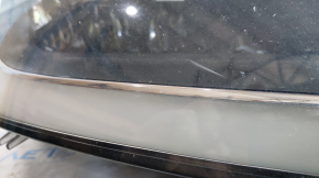 Tesla Model X 16-21 BASE front right headlight complete, broken lower and small mount guide, cobweb, sand