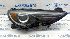 Front right headlight complete Alfa Romeo Stelvio 18-19 xenon, sand, broken guide, needs polishing