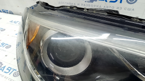 Front right headlight complete Alfa Romeo Stelvio 18-19 xenon, sand, broken guide, needs polishing