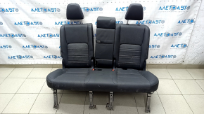 Rear row of seats 2nd row Lexus NX200t NX300h 15-17 leather, black, Base, for cleaning, dented leather