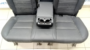 Rear row of seats 2nd row Lexus NX200t NX300h 15-17 leather, black, Base, for cleaning, dented leather