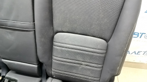 Rear row of seats 2nd row Lexus NX200t NX300h 15-17 leather, black, Base, for cleaning, dented leather