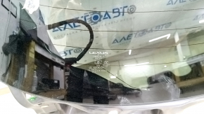 Bare trunk door with glass Lexus NX200t NX300 NX300h 15-21 for electric drive, graphite 1H9