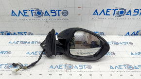 Side mirror right Alfa Romeo Stelvio 18-20 8+6 pins, black, turn signal, heated, scratches on plastic