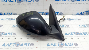 Side mirror right Alfa Romeo Stelvio 18-20 8+6 pins, black, turn signal, heated, scratches on plastic