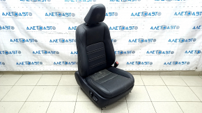 Passenger seat Lexus NX200t NX300h 15-17 with airbag, electric, heating, ventilation, black leather, Base, for cleaning, scratches, dented leather