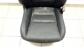 Passenger seat Lexus NX200t NX300h 15-17 with airbag, electric, heating, ventilation, black leather, Base, for cleaning, scratches, dented leather