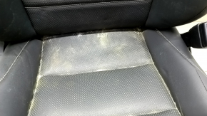 Passenger seat Lexus NX200t NX300h 15-17 with airbag, electric, heating, ventilation, black leather, Base, for cleaning, scratches, dented leather