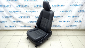 Driver's seat Lexus NX200t NX300h 15-17 with airbag, electric, heating, ventilation, black leather, Base, for cleaning, dented leather