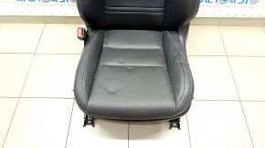 Driver's seat Lexus NX200t NX300h 15-17 with airbag, electric, heating, ventilation, black leather, Base, for cleaning, dented leather