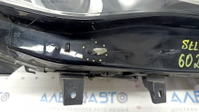 Front right headlight complete Alfa Romeo Stelvio 18-19 xenon, sand, broken guide, needs polishing