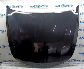 Bare hood Alfa Romeo Stelvio 18- black PXL, aluminum, dent, bumps, painted 0.2 mm