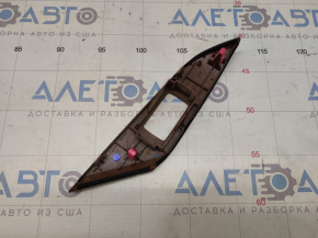 Rear right window lift control trim Lexus RX350 RX450h 10-15 light wood, chip