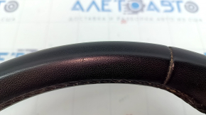 Naked steering wheel Alfa Romeo Stelvio 18 leather black, dry cleanable, scratches