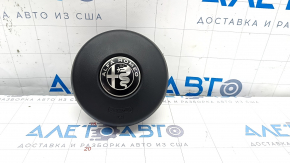 Airbag in steering wheel driver Alfa Romeo Stelvio 18 black, scratches on emblem