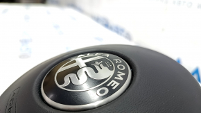 Airbag in steering wheel driver Alfa Romeo Stelvio 18 black, scratches on emblem
