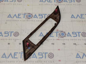 Front left window lift control trim Lexus RX350 RX450h 10-15 in light wood