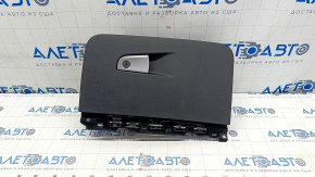 Glove box, glove compartment Alfa Romeo Stelvio 18-22 black, crack in the body, broken fasteners