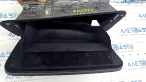 Glove box, glove compartment Alfa Romeo Stelvio 18-22 black, crack in the body, broken fasteners