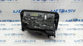 Glove box, glove compartment Alfa Romeo Stelvio 18-22 black, crack in the body, broken fasteners