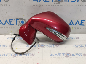 Side mirror left Lexus RX350 RX450h 10-15 14 pins, auto-dimming, turn signal, backlight, red 3R1