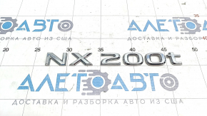 Emblem inscription NX200t tailgate Lexus NX200t 15-17