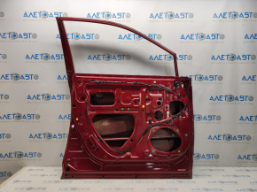 Bare front door left Lexus RX350 RX450h 10-15 red 3R1, painted, small bump