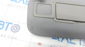 Left visor Alfa Romeo Stelvio 18-21 gray with backlight, Home link, for cleaning