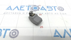 Driver's visor mounting hook Alfa Romeo Stelvio 18-21 gray