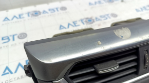 Right dashboard trim Mazda 6 16 - black leather, gray trim, with air ducts, scratches
