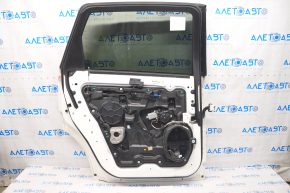 Door assembly rear left Dodge Journey 11- white PW3 dent