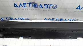 Left threshold Alfa Romeo Stelvio 18-19 structure, broken fasteners, scratches, abrasions