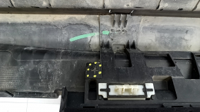 Left threshold Alfa Romeo Stelvio 18-19 structure, broken fasteners, scratches, abrasions