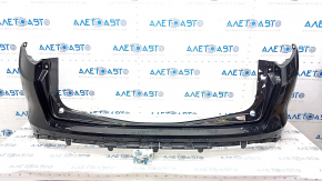 Bare rear bumper Alfa Romeo Stelvio 18-19 for parking sensors, black, scratch, crack in mount