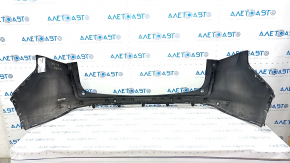 Bare rear bumper Alfa Romeo Stelvio 18-19 for parking sensors, black, scratch, crack in mount