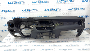 Torpedo front panel with AIRBAG Alfa Romeo Stelvio 18-20 black, broken mount